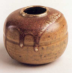 Gr�s de Puisaye : Emile Grittel - pot a poussi�res de th�